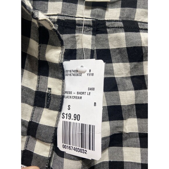 Forever 21 Checkered Button Up Shirt Women’s Small Long Sleeve Plaid - Picture 6 of 8